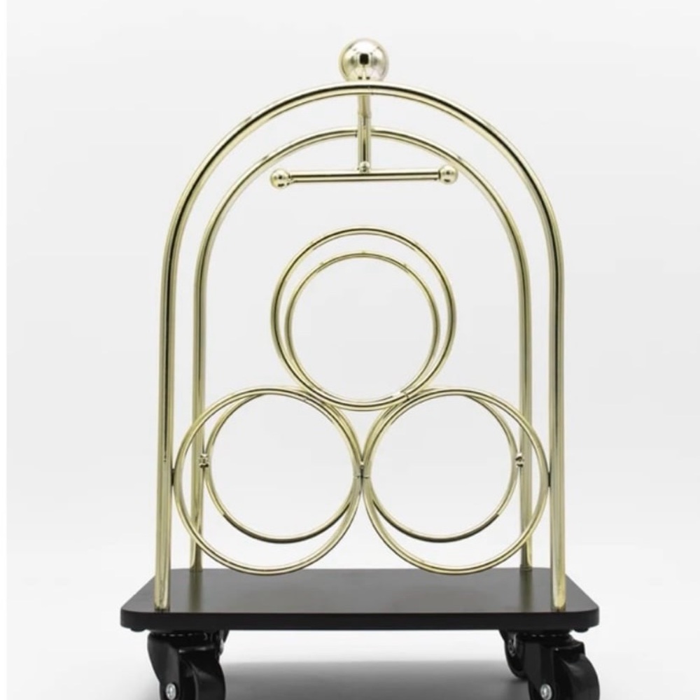Bellhop luggage cart wine cart
